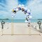3Pcs Metal Stand Wedding Arch Backdrop Stand For Ceremony Party Yard Venue Decor